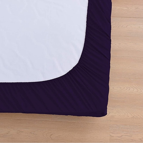 6 PCS Ultra Soft Cool Bamboo Sheet Set - King- Purple - Picture 12 of 12